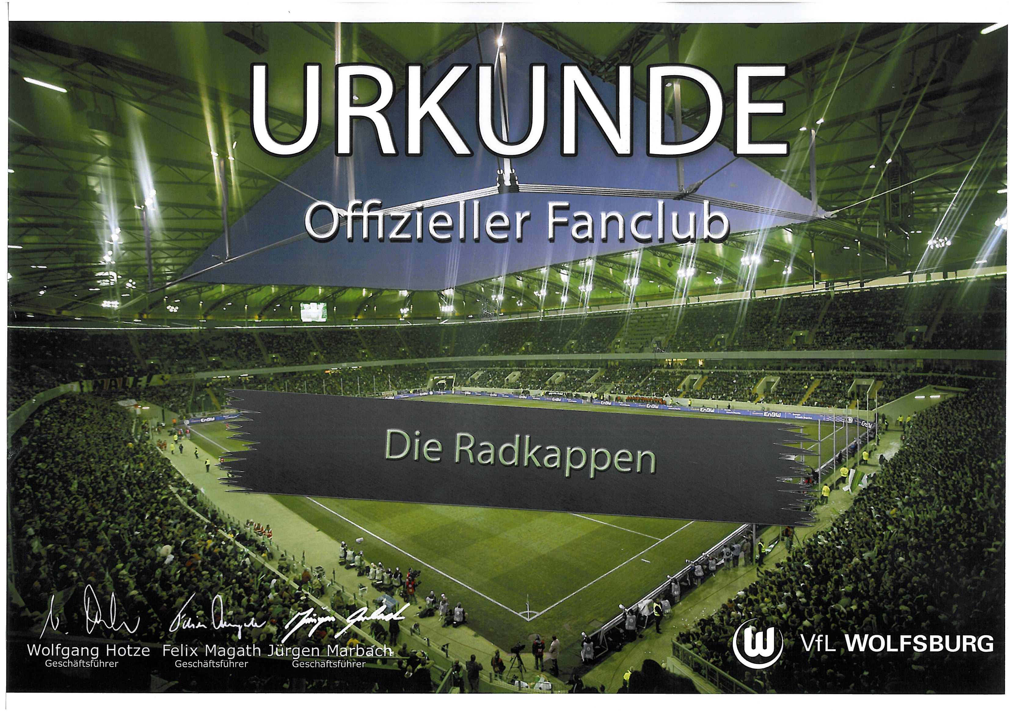 OFC-Urkunde